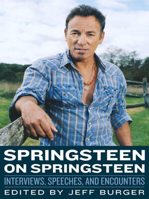cover image of Springsteen on Springsteen